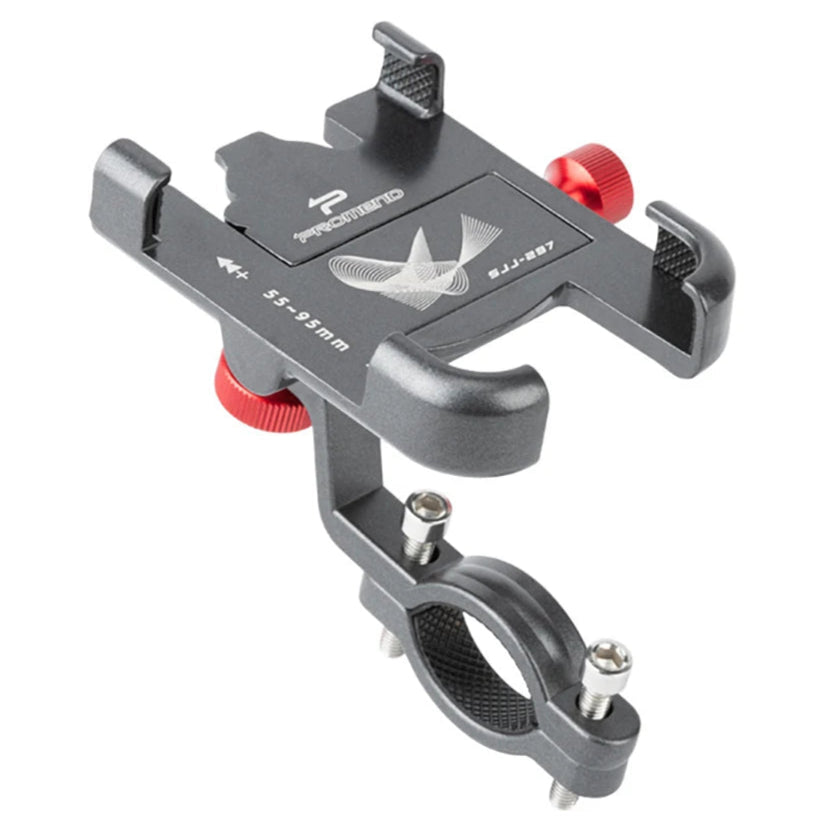 Suporte de Smartphone para Bicicletas e Motas - Antiderrapante e com Rotação 360° Suporte de Smartphone para Bicicletas e Motas - Antiderrapante e com Rotação 360°